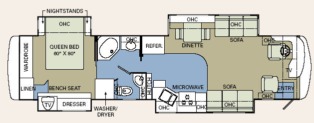 2005 HOLIDAY RAMBLER ENDEAVOR 40PDQ